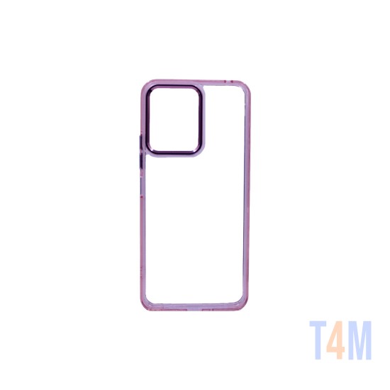 Funda de Silicona Transparente para  Xiaomi Redmi 13C/Poco C65 Rosa